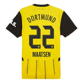 Camisola Borussia Dortmund Maatsen 22 1º Equipamento 2024-25 Manga Curta